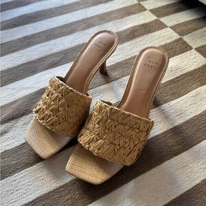 Raffia Heels